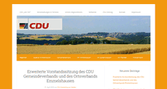 Desktop Screenshot of cdu-emmelshausen.de