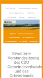 Mobile Screenshot of cdu-emmelshausen.de