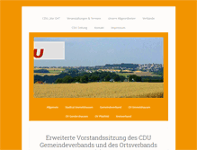 Tablet Screenshot of cdu-emmelshausen.de
